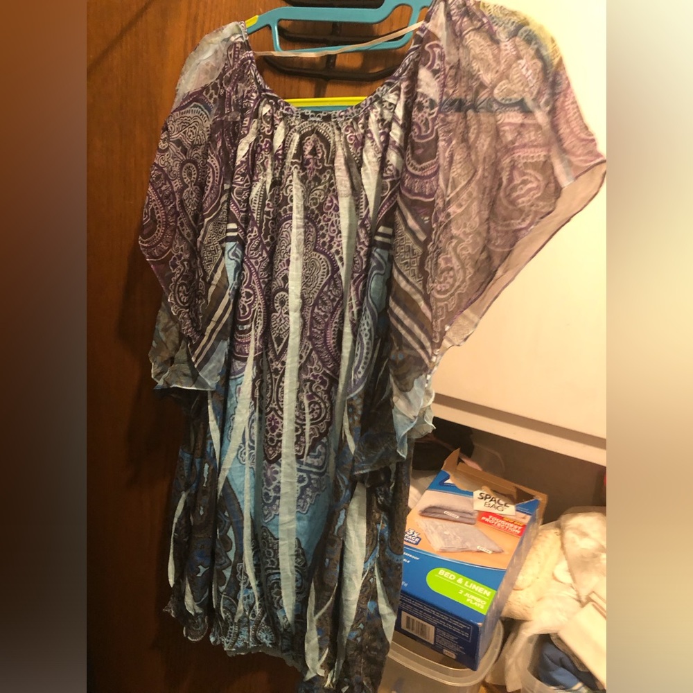 Unity Lightweight Peasant Sublimation Blouse- 696… - image 4